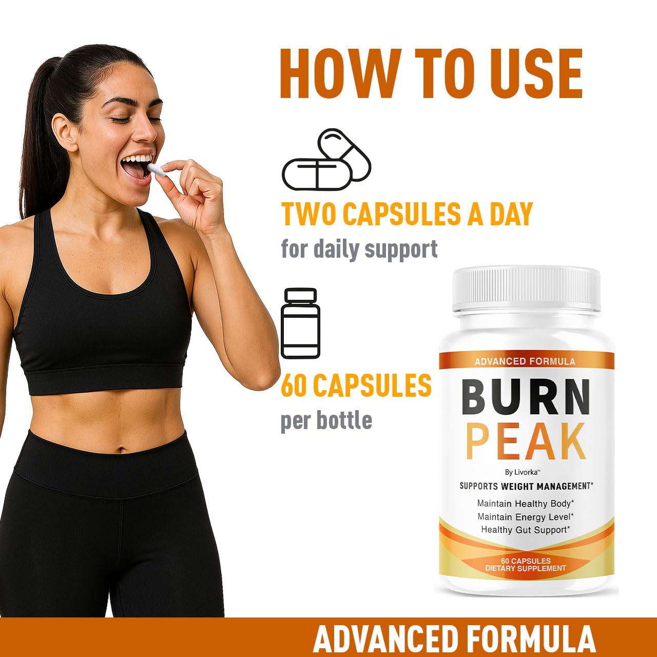 (2 Pack) Burn Peak Capsules - Official BurnPeak Weight Pills Advanced Premium Support, All Natural Burn Peak Pink Salt Trick Supplement for Overall Health & Wellness Reviews, 120 Capsules for 2 Months pharmageticsBuy Supplements Australia