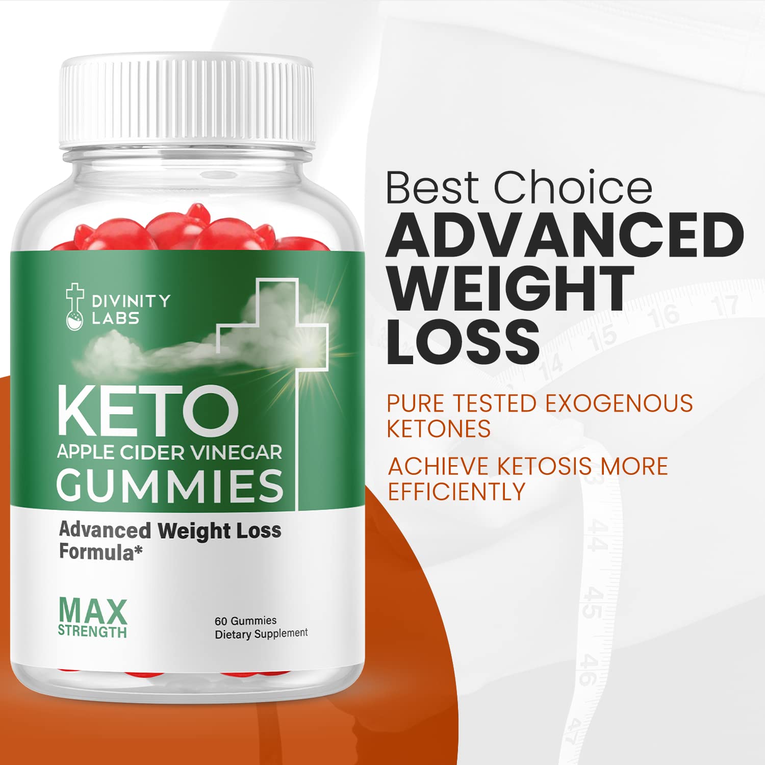 Ark Labs Divinity Labs Keto ACV Gummies, Gummies (3 Pack) Ark LabsBuy Supplements Australia