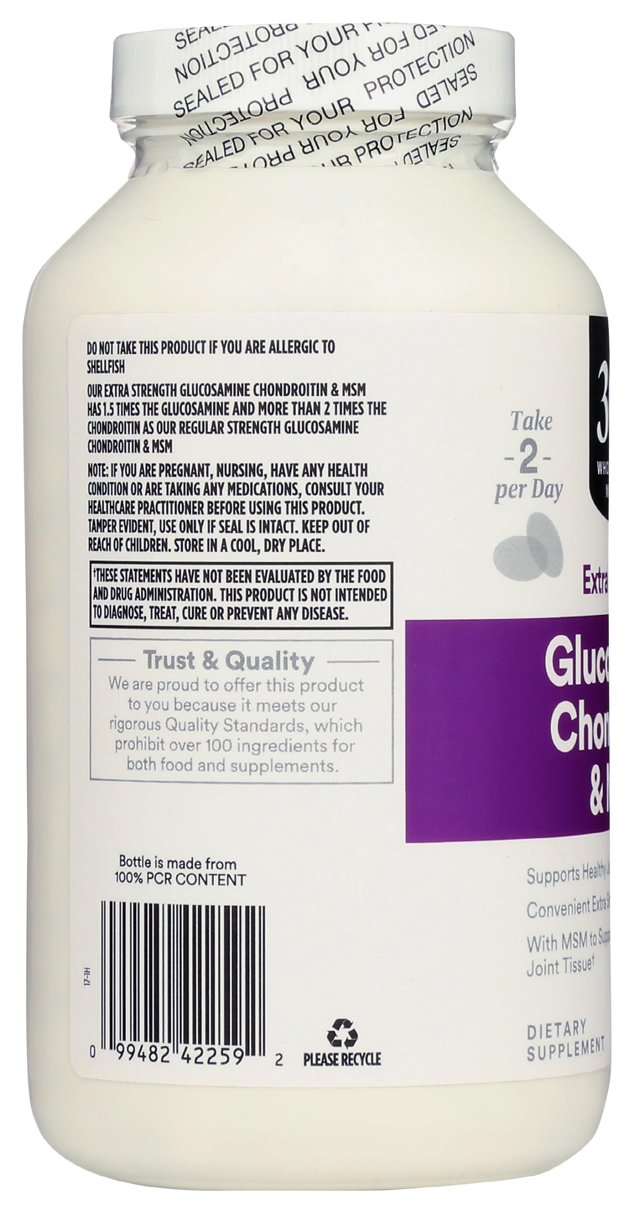 365 by Whole Foods Market, Glucosamine Chondroitin X Strength MSM, 240 Tablets 365 by Whole Foods MarketBuy Supplements Australia