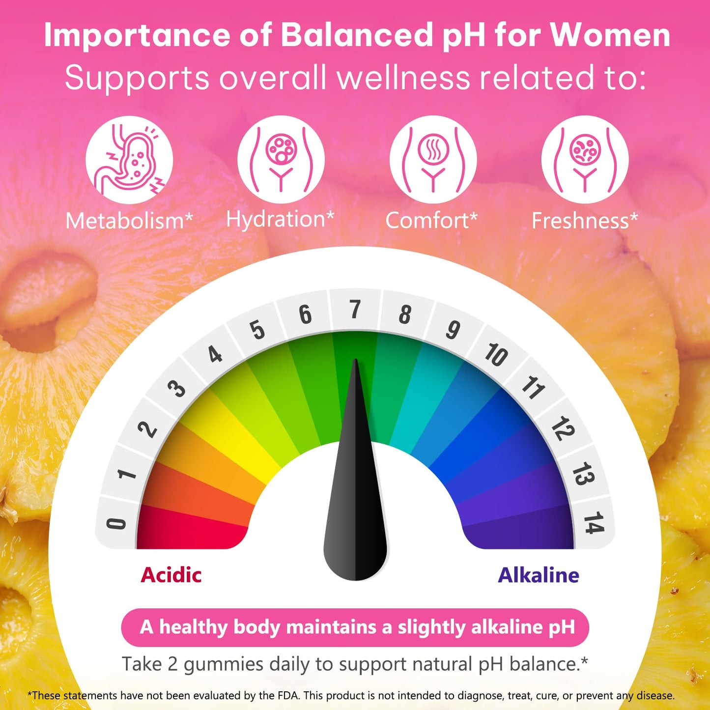 KITNOBLIS Feminine Probiotic Gummies with Slippery Elm- Pineapple Gummies for Women pH Balance, Gut Health & Immune Supports | with Prebiotics & Lactobacillus Blend (60 Gummies) KITNOBLISBuy Supplements Australia