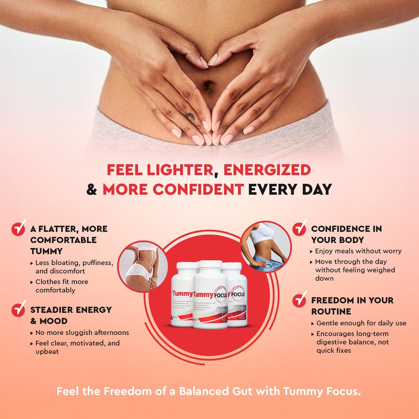 JJ Smith Tummy Focus – Digestive Cleanse Supplement with Ozonated Oxygenated Magnesium – Supports Digestion, Regularity, Bloating, Gut Balance, Nutrient Absorption, Energy & a Flatter Belly Health FocusedBuy Supplements Australia