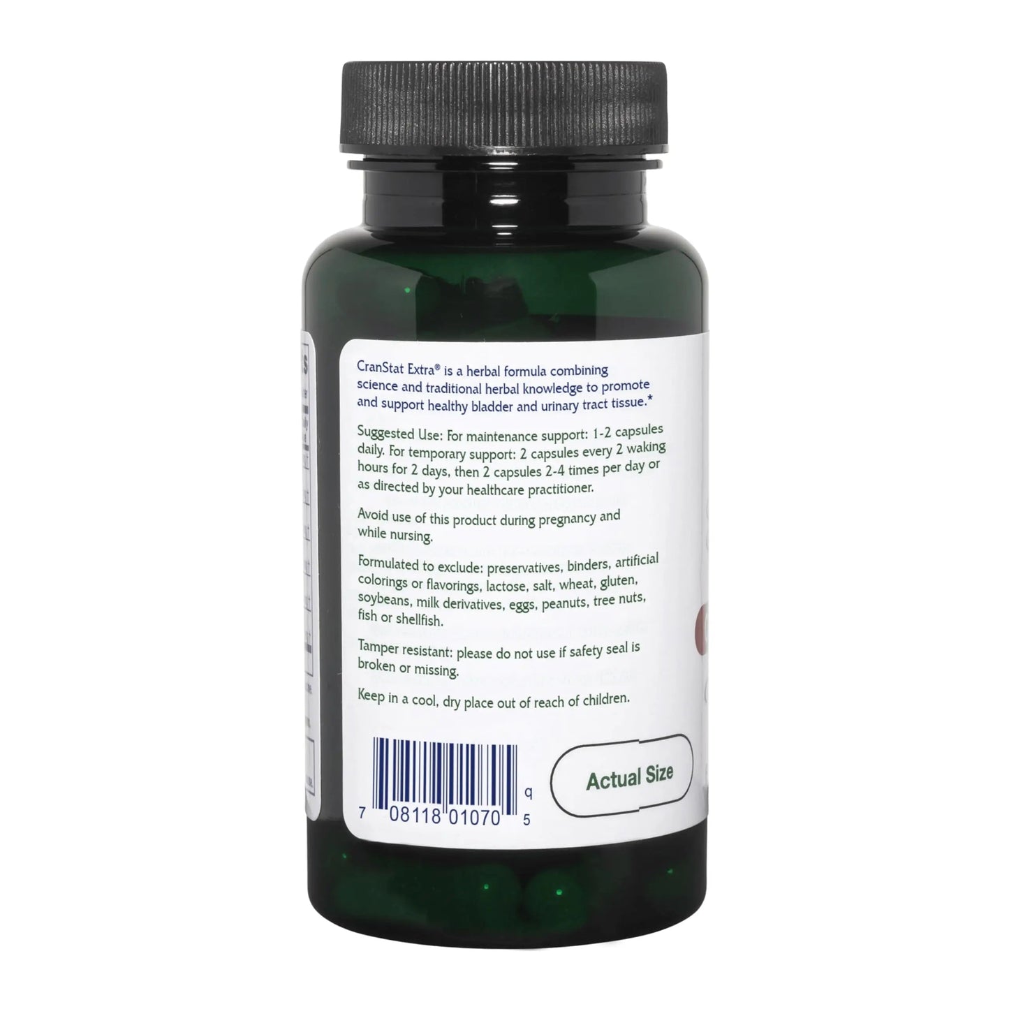 Vitanica Cranstat Extra, Urinary Tract Support, Vegan, 60 Capsules VitanicaBuy Supplements Australia