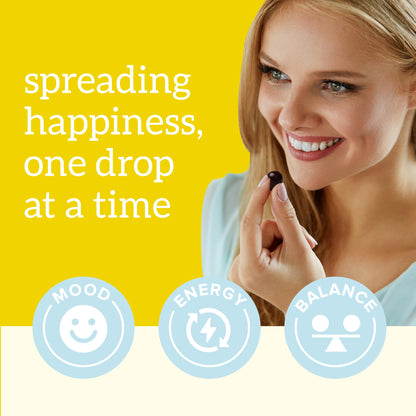 Organifi Happy Drops - Daily Superfood Happy Gummies for Adults - Mood Support Supplement for Balance, Bliss, Energy and Taking the Edge Off - Sweet Lemon Flavor - 60 Gummies OrganifiBuy Supplements Australia