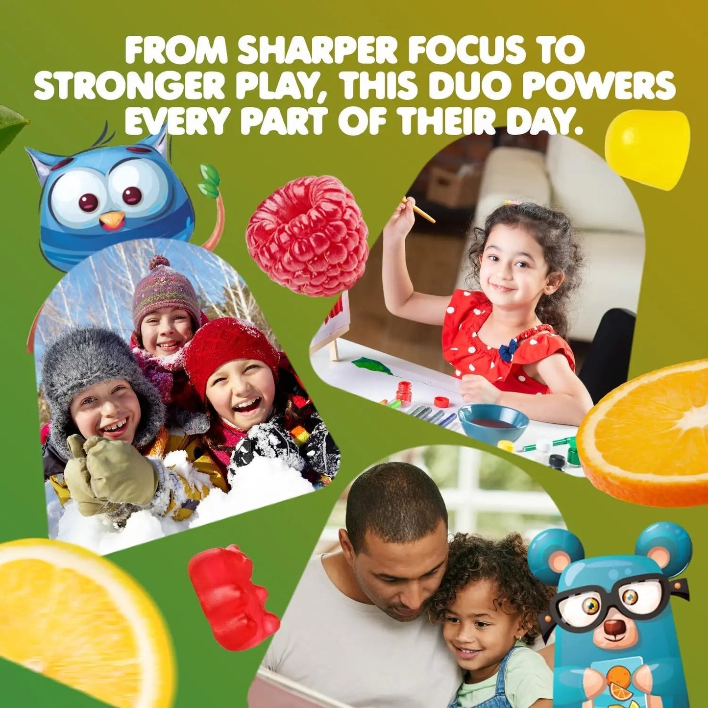 DR. MORITZ Omega 3 Gummies (90 Count) and Kids Multivitamin Gummies Bundle (60 Count) - for Daily Health Support - Vegan DHA Omega 3 for Kids DR. MORITZBuy Supplements Australia