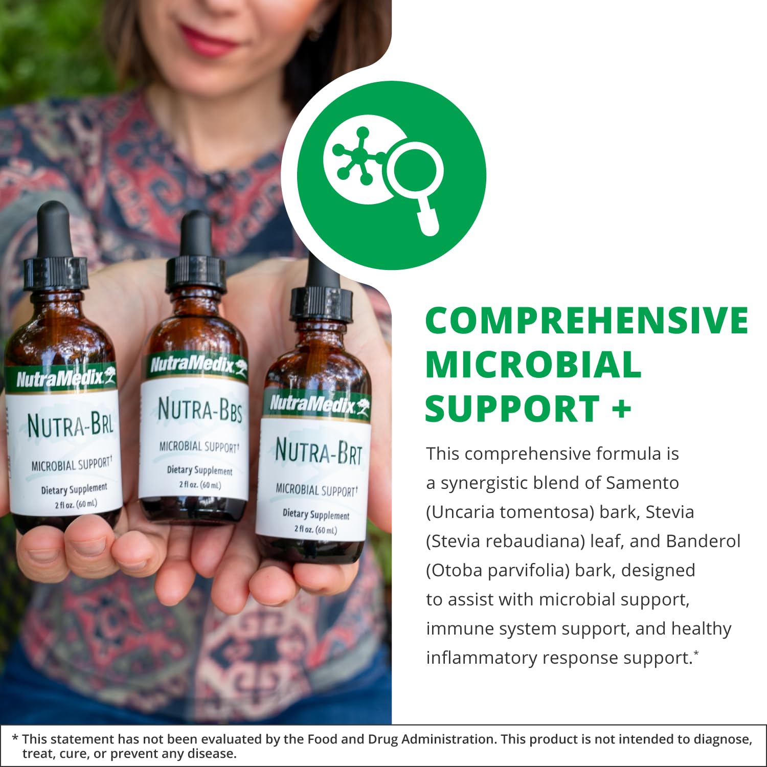 Nutramedix Nutra BRL - Liquid Herbal Supplement for Gut Health & Immune Support - Samento & Banderol for Digestive Health - Immune System Booster Supplement (60mL) NutraMedixBuy Supplements Australia