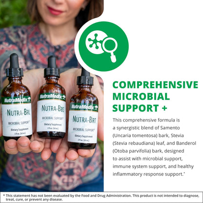Nutramedix Nutra BRL - Liquid Herbal Supplement for Gut Health & Immune Support - Samento & Banderol for Digestive Health - Immune System Booster Supplement (60mL) NutraMedixBuy Supplements Australia