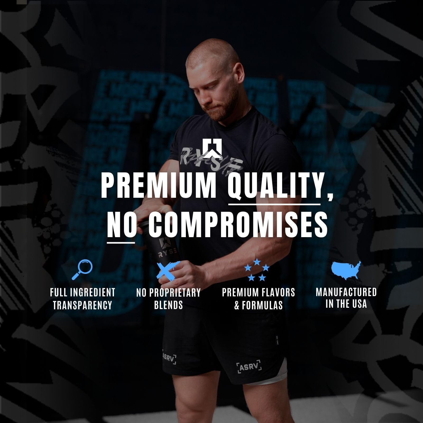 RYSE Up Supplements Project Blackout Pump Cap Max | Stimulant Free Pump Formula RYSE Up SupplementsBuy Supplements Australia