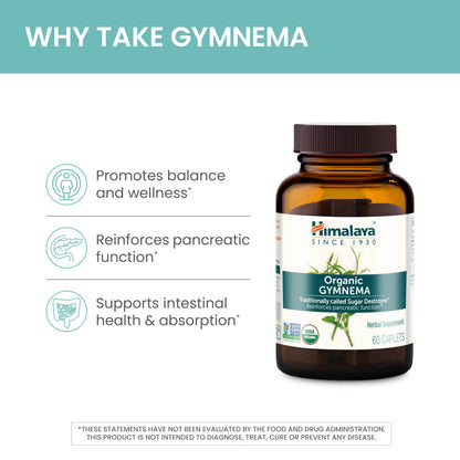 Himalaya Organic Gymnema Herbal Supplement for Weight Management, USDA Certified HimalayaBuy Supplements Australia