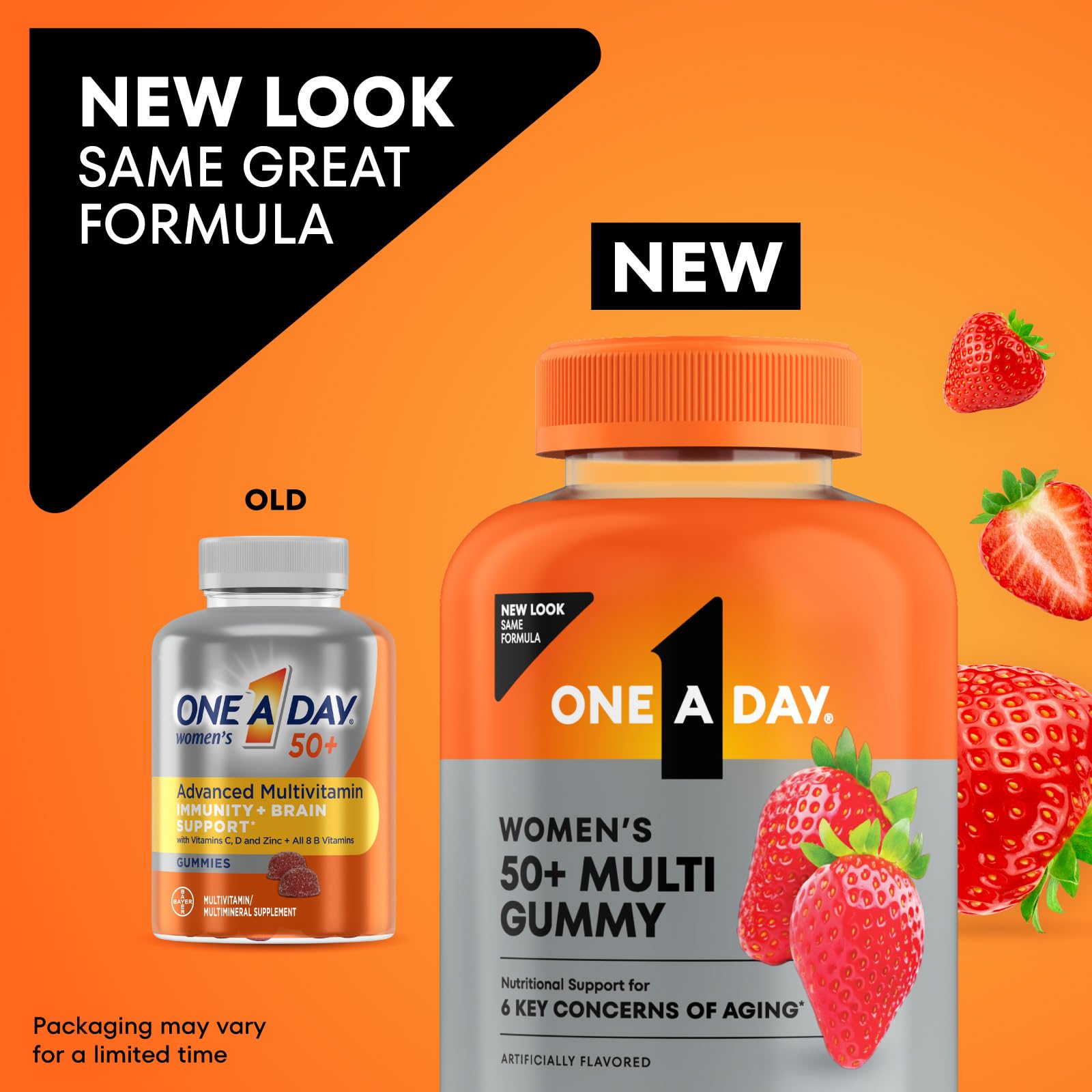 One A Day Multivitamin for Women 50 and Over, Women's Multivitamin Gummy 50 plus for Immune Support ONE A DAYBuy Supplements Australia