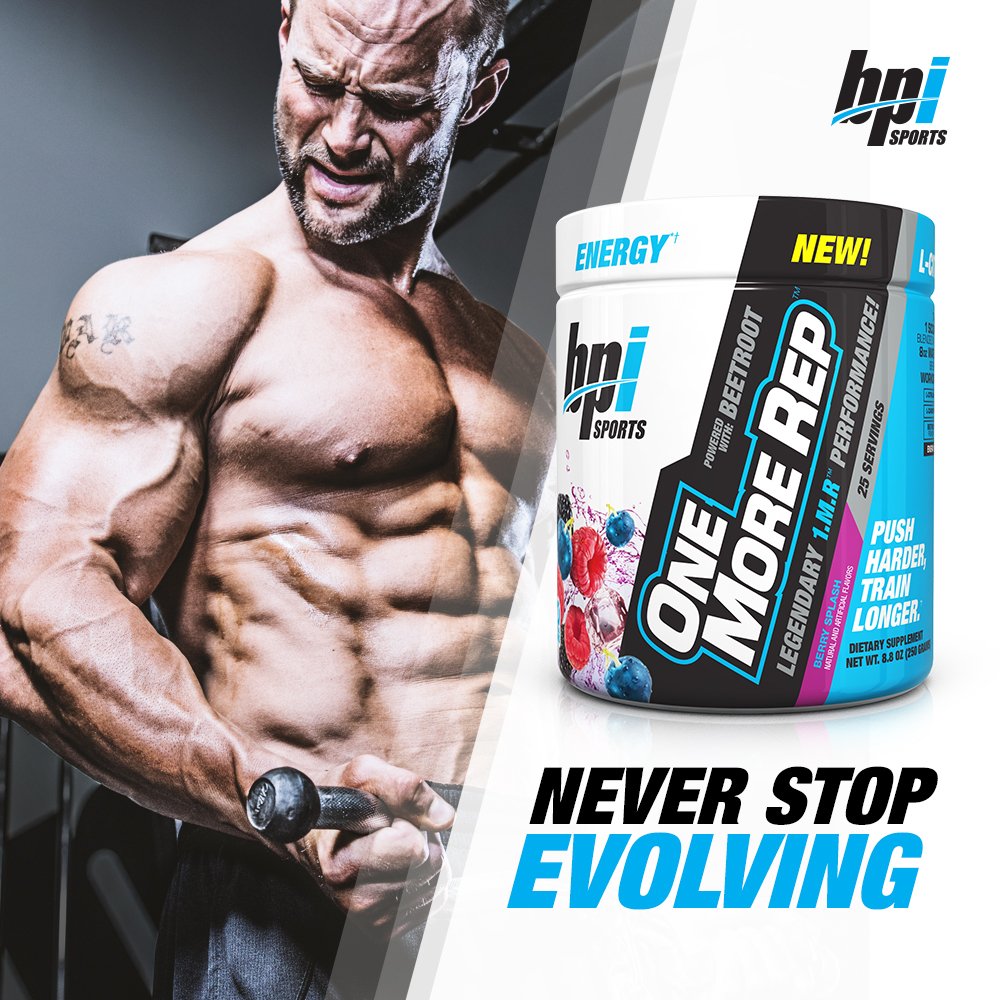 BPI Sports One More Rep Pre-Workout Powder - Increase Energy and Stamina - Intense BPI SportsBuy Supplements Australia