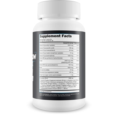 Blood Flow Nitrox Pro Plus - Improved Formula - Our Best Blood Circulation Supplements For Men - Vasodialators - Increase Blood Flow Care Blood Circulation Supplement Blood Flow Supplement For Men True You HealthBuy Supplements Australia