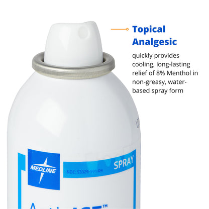 Medline ActivICE Spray Cooling Gel, Topical Pain Relief for Arthritis, Joint, Muscle, Back & Body Aches & Pain, 4 oz MedlineBuy Supplements Australia