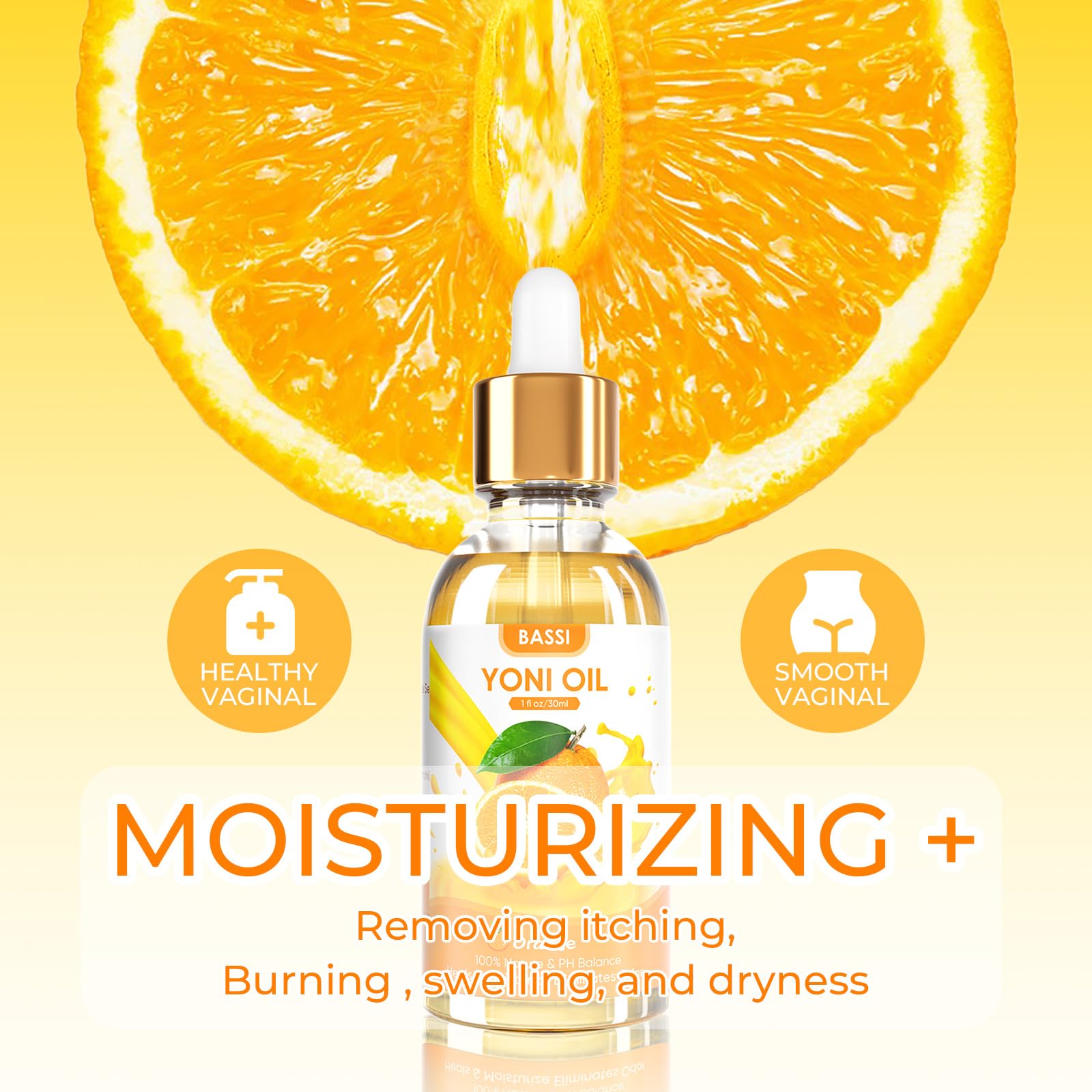 BASSI 2PCS Yoni Oil Organic Feminine Oil Vaginal Moisturizer - Ph Balance for Women - Feminine Deodorant BASSIBuy Supplements Australia