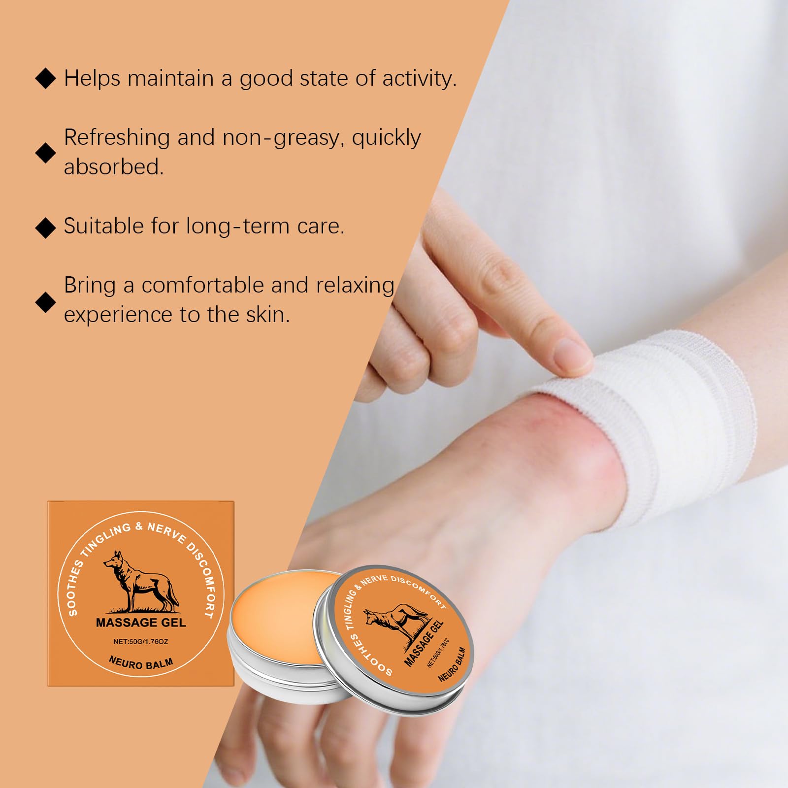 ZQDXSYN Neuro Balm, Joint & Muscle Soothing Cream, Joint Care Soothing Cream, Daily Body Care & Muscle Care (3PCS) ZQDXSYNBuy Supplements Australia