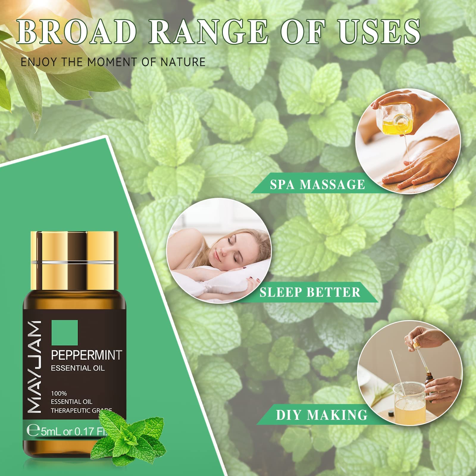 MAYJAM Tea Tree 20 Pcs Pure Essential Oil Gift Set, for Diffuser, Humidifiers, Skin Care, Massage MAYJAMBuy Supplements Australia