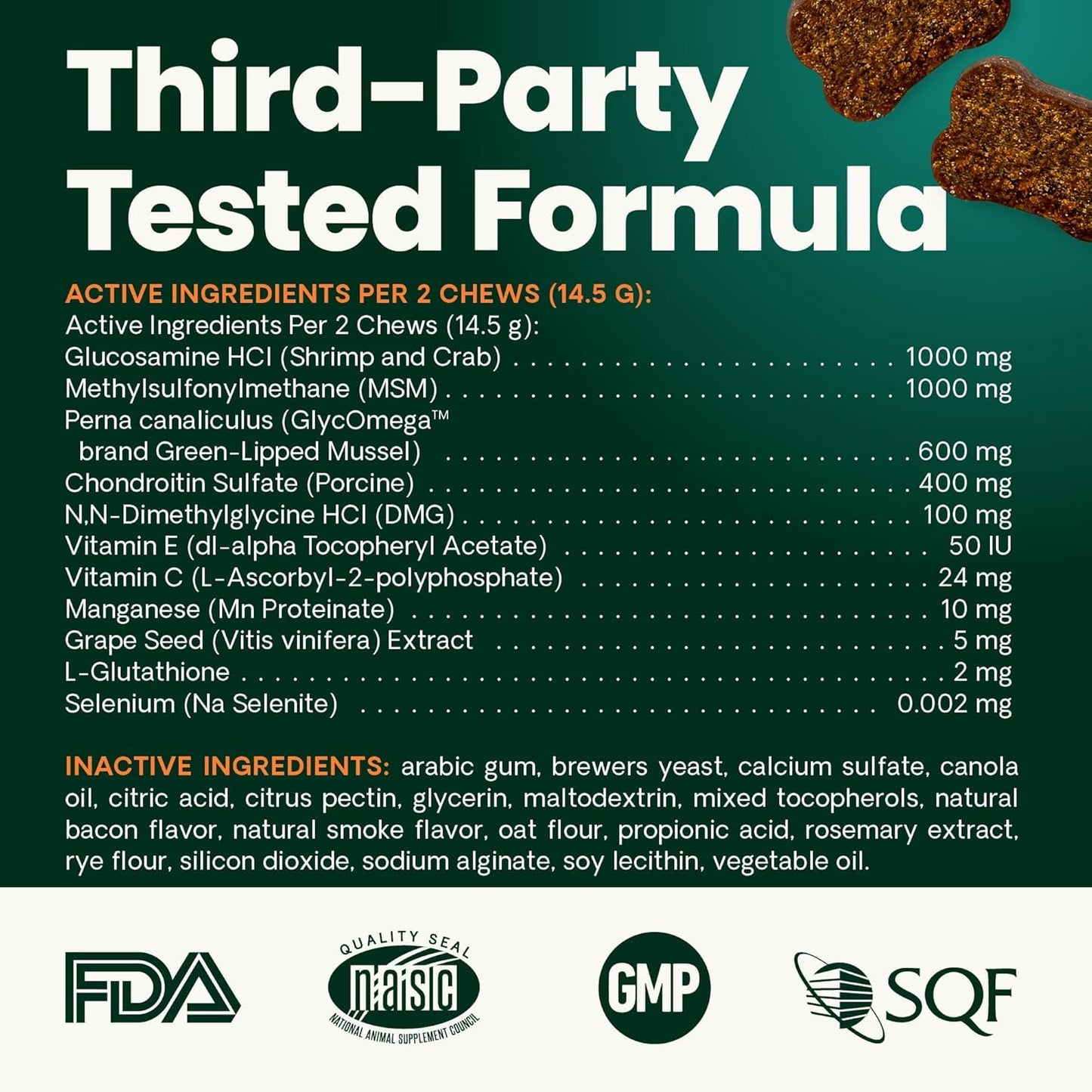 VetriScience Ultimate Strength Hip & Joint Supplement for Dogs, GlycoFlex Plus – MSM, Chondroitin & Green-Lipped Mussel Chews for Mobility, Flexibility, Comfort & Support, Peanut Butter Flavor 120 Cnt VETRISCIENCEBuy Supplements Australia