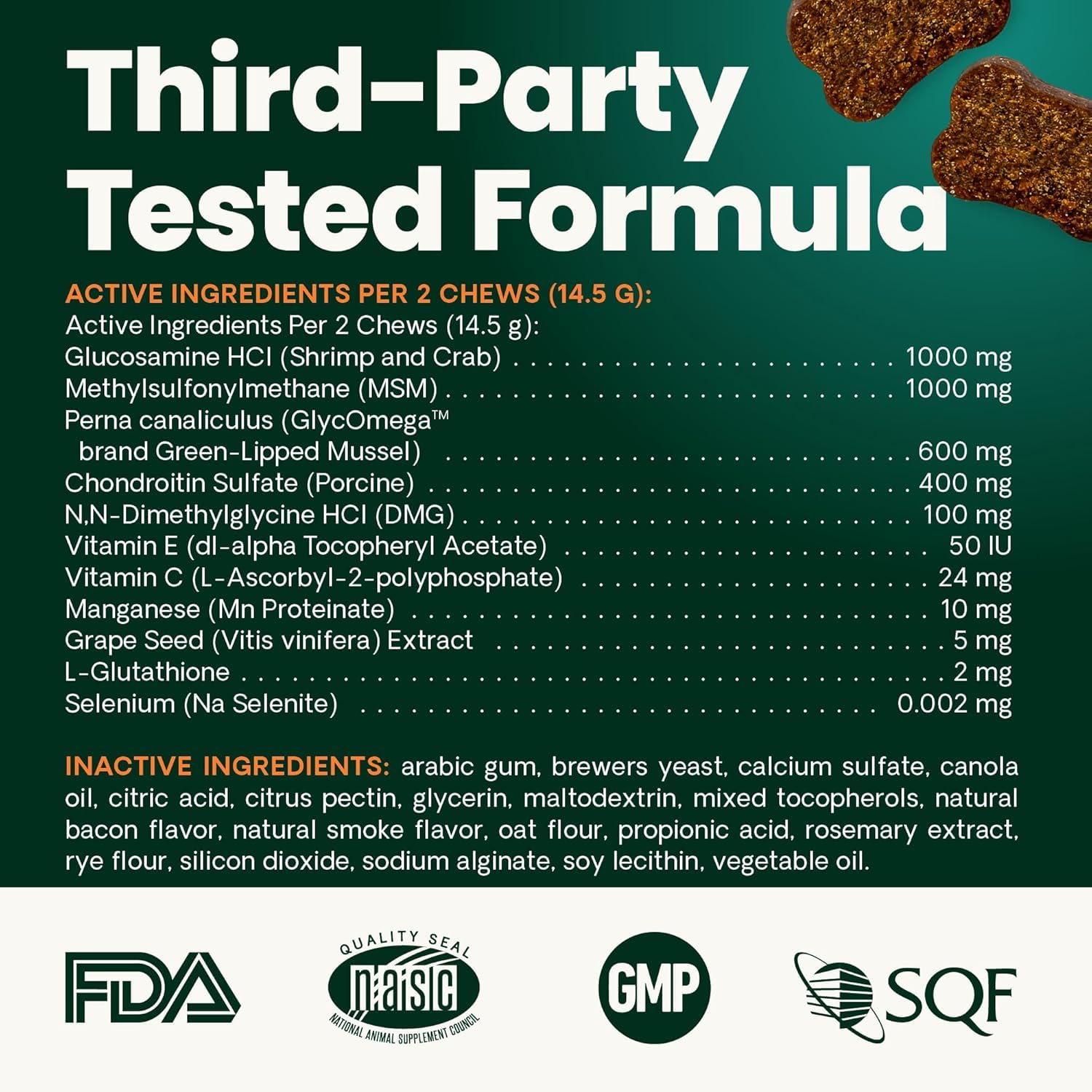 VetriScience Ultimate Strength Hip & Joint Supplement for Dogs, GlycoFlex Plus – MSM, Chondroitin & Green-Lipped Mussel Chews for Mobility, Flexibility, Comfort & Support, Peanut Butter Flavor 120 Cnt VETRISCIENCEBuy Supplements Australia