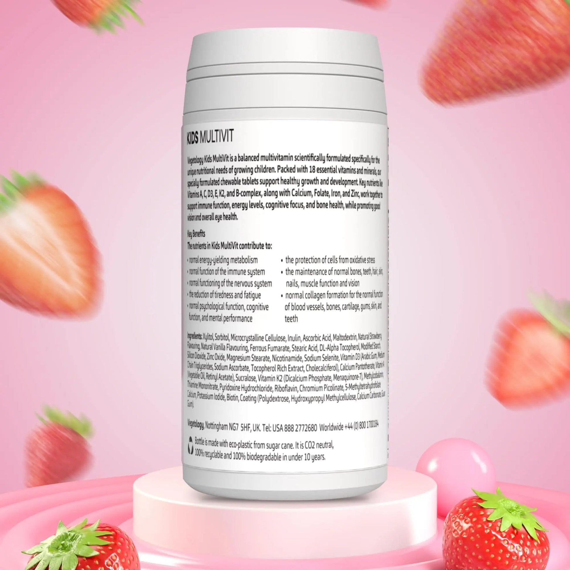 VEGETOLOGY Kids MultiVitamin Supplement, Vegan Chewable Multivitamin for Immune Support, Energy, & Growth, 18 Essential Vitamins & Minerals VEGETOLOGYBuy Supplements Australia