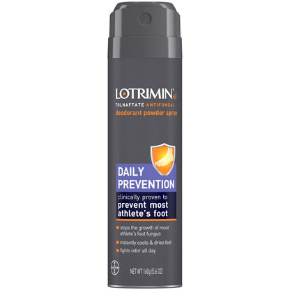 Lotrimin AF Athlete's Foot Daily Prevention Deodorant Powder Spray LotriminBuy Supplements Australia