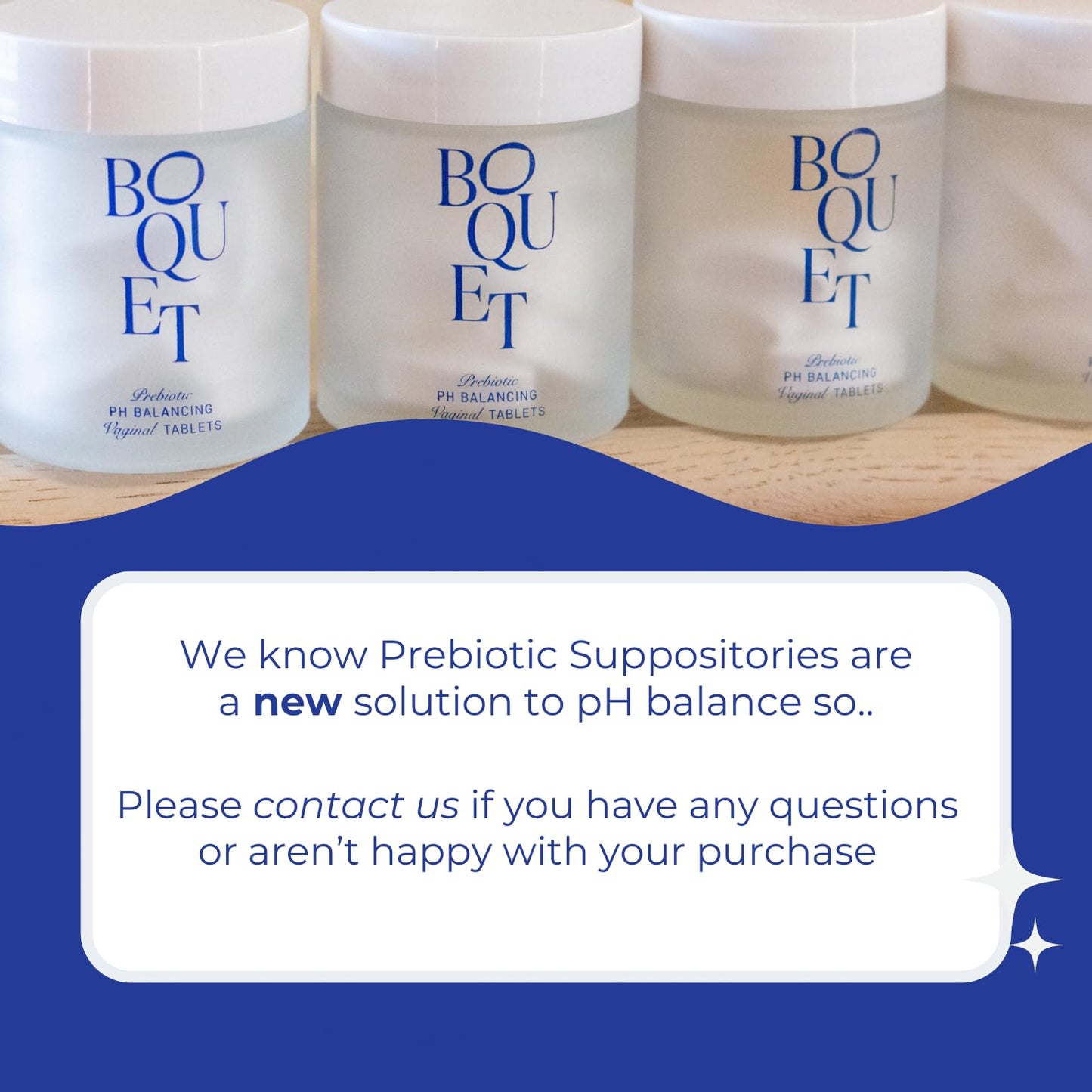 Boquet Vaginal Prebiotic Suppository- Relieve Odor, Prevent Bacterial Vaginosis, Balance pH BoquetBuy Supplements Australia