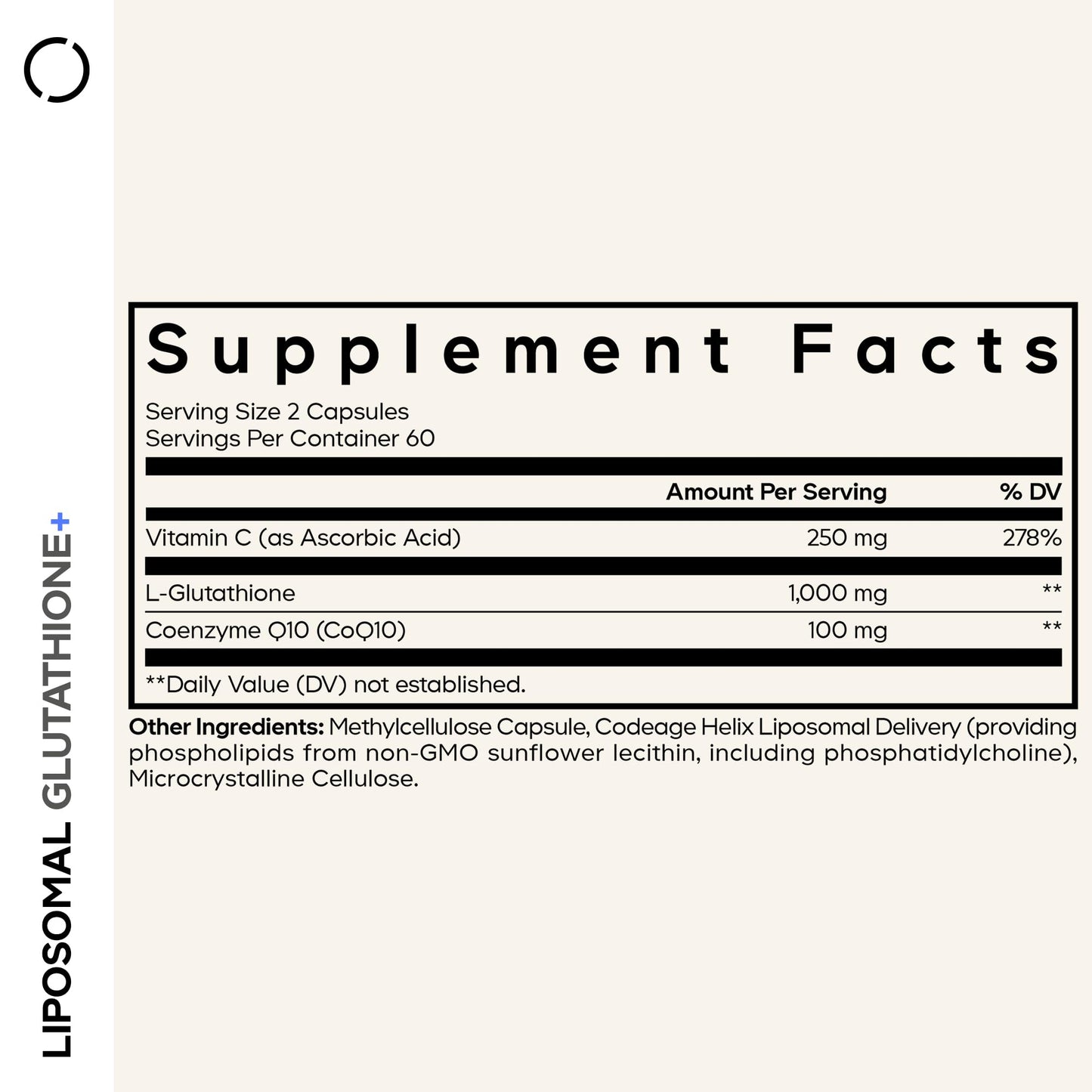 Codeage Liposomal Glutathione+ Supplement - 1000 mg Reduced L-Glutathione Pills, Vitamin C Ascorbic Acid, CoQ10 - Liposomal Delivery - Skin & Antioxidant Support - Non-GMO - 120 Capsules CodeageBuy Supplements Australia