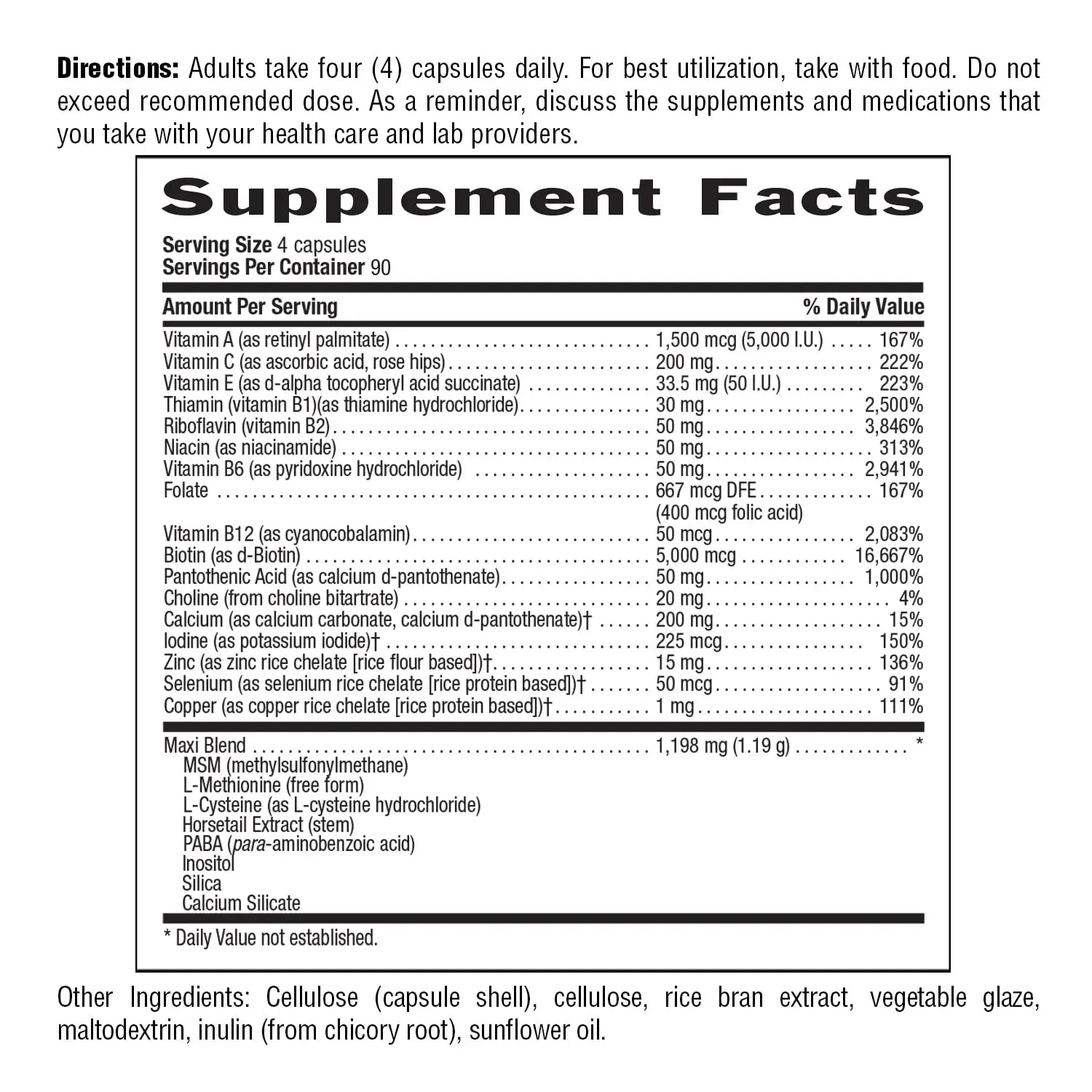 Country Life Maxi-Hair Plus 5000 mcg Biotin, 360 Capsules, Certified Gluten Free, Certified Vegetarian Country LifeBuy Supplements Australia