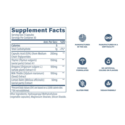 Revive MD Gut Health Supplements for Men & Women - Daily Gut Repair & Digestive Health Support Formula with Thyme, Oregano & Milk Thistle