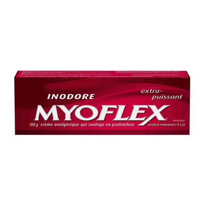 Myoflex Pain Relief Rub | Odourless | Provides Deep Penetrating Relief of Muscle Soreness & Joint Pain | Menthol Free | Stain Free | Non-Greasy | Great for Ages 2+ | 100 Grams (Extra Strength) MyoflexBuy Supplements Australia