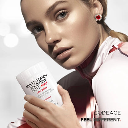 Codeage Multivitamin Recovery Elite Max Supplement - Vitamins A, C, D, E, B-Complex, Essential Minerals, Antioxidants, Colostrum Codeage