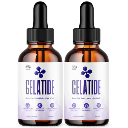 (2 Pack) Gelatide Drops, Official Gelatide Health Support Formula with All Natural Ingredients, Advanced Active Lifestyle Support Supplement Max Strength Vitamin Formula for Women & Men (60 Servings) MJOBuy Supplements Australia
