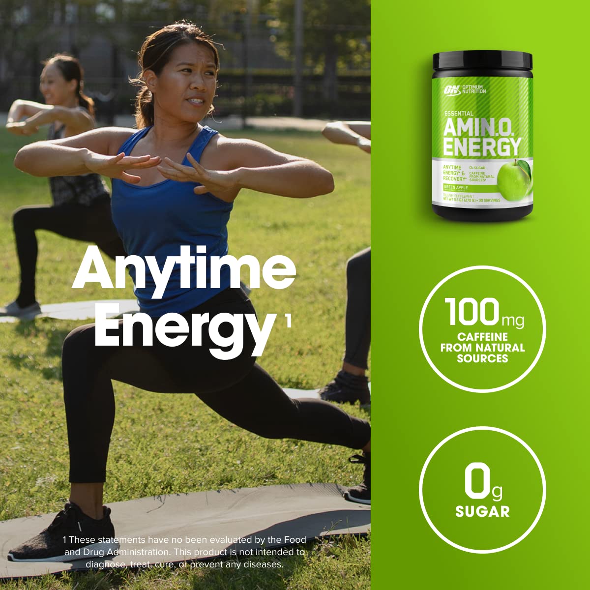 Optimum Nutrition Amino Energy - Pre Workout with Green Tea, BCAA, Amino Acids Optimum NutritionBuy Supplements Australia