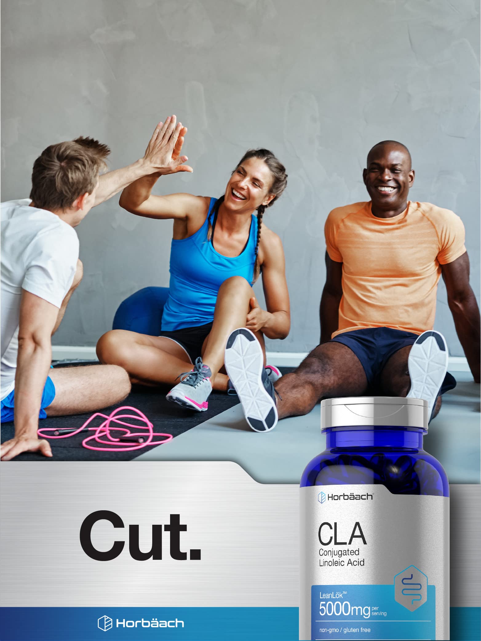 CLA Supplement | 300 Softgel Pills | Maximum Potency | Conjugated Lineolic Acid from HorbäachBuy Supplements Australia