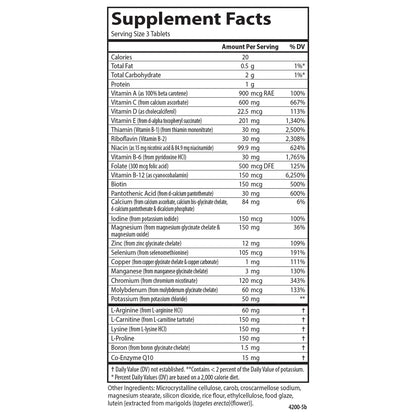 Carlson - Cardio Complete, Advanced Multivitamin, Heart Health, Circulatory Support, 90 Tablets CarlsonBuy Supplements Australia