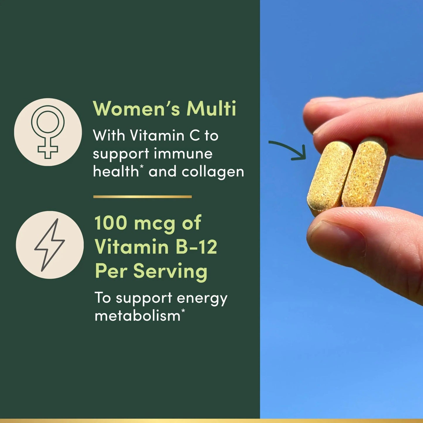 Nature's Bounty High Potency Women’s Complete Multivitamin, Daily Vitamin with Vitamin C, Supports Heart Health & Immune Function Nature's Bounty