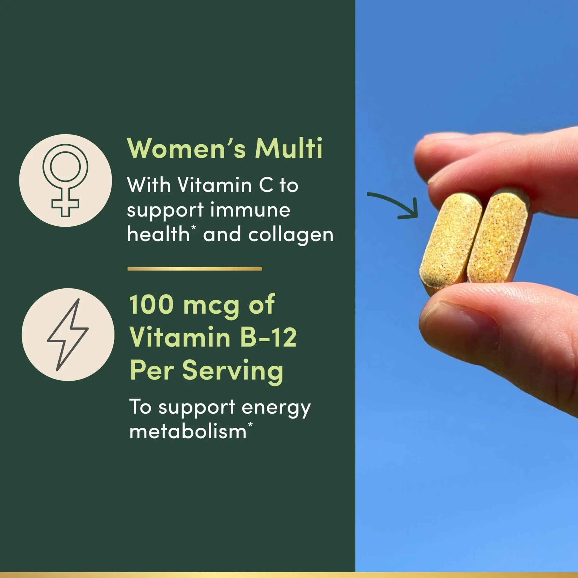 Nature's Bounty High Potency Women’s Complete Multivitamin, Daily Vitamin with Vitamin C, Supports Heart Health & Immune Function Nature's Bounty