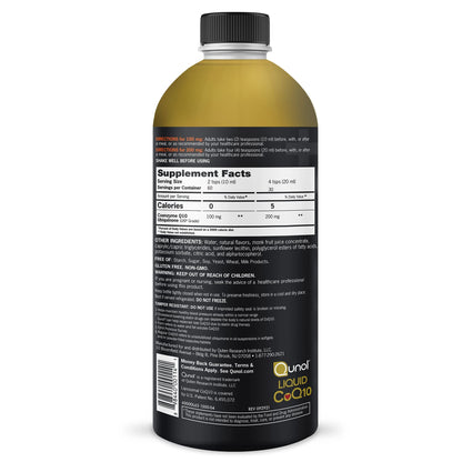 Qunol Liquid CoQ10 100mg, Superior Absorption Natural Supplement Form of Coenzyme QunolBuy Supplements Australia