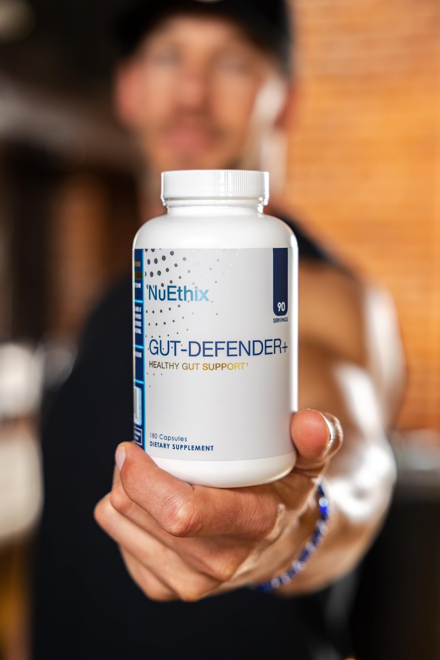 NuEthix Formulations Gut Defender+ Microbiome Balance Dietary Supplement, 180 Capsules, 90 Servings NuEthix FormulationsBuy Supplements Australia