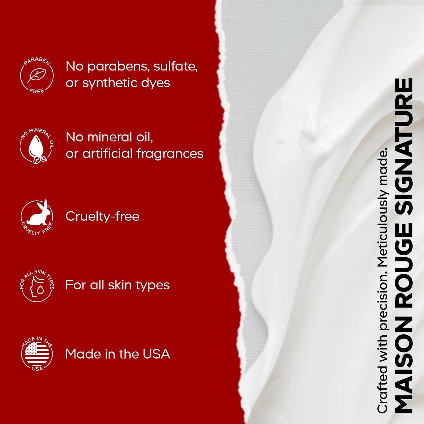 Maison Rouge Brightening Face Serum by Codeage - Glutathione Serum, Vitamin C, E, Hyaluronic Acid, Collagen - Radiance Enhancing - Parabens and Sulfates-Free - Refillable - All Skin Types - 1.7 fl oz CodeageBuy Supplements Australia