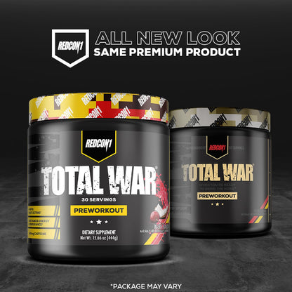 REDCON1 Total War Pre Workout - L Citrulline, Malic Acid, Green Tea Leaf Extract for Pump REDCON1Buy Supplements Australia