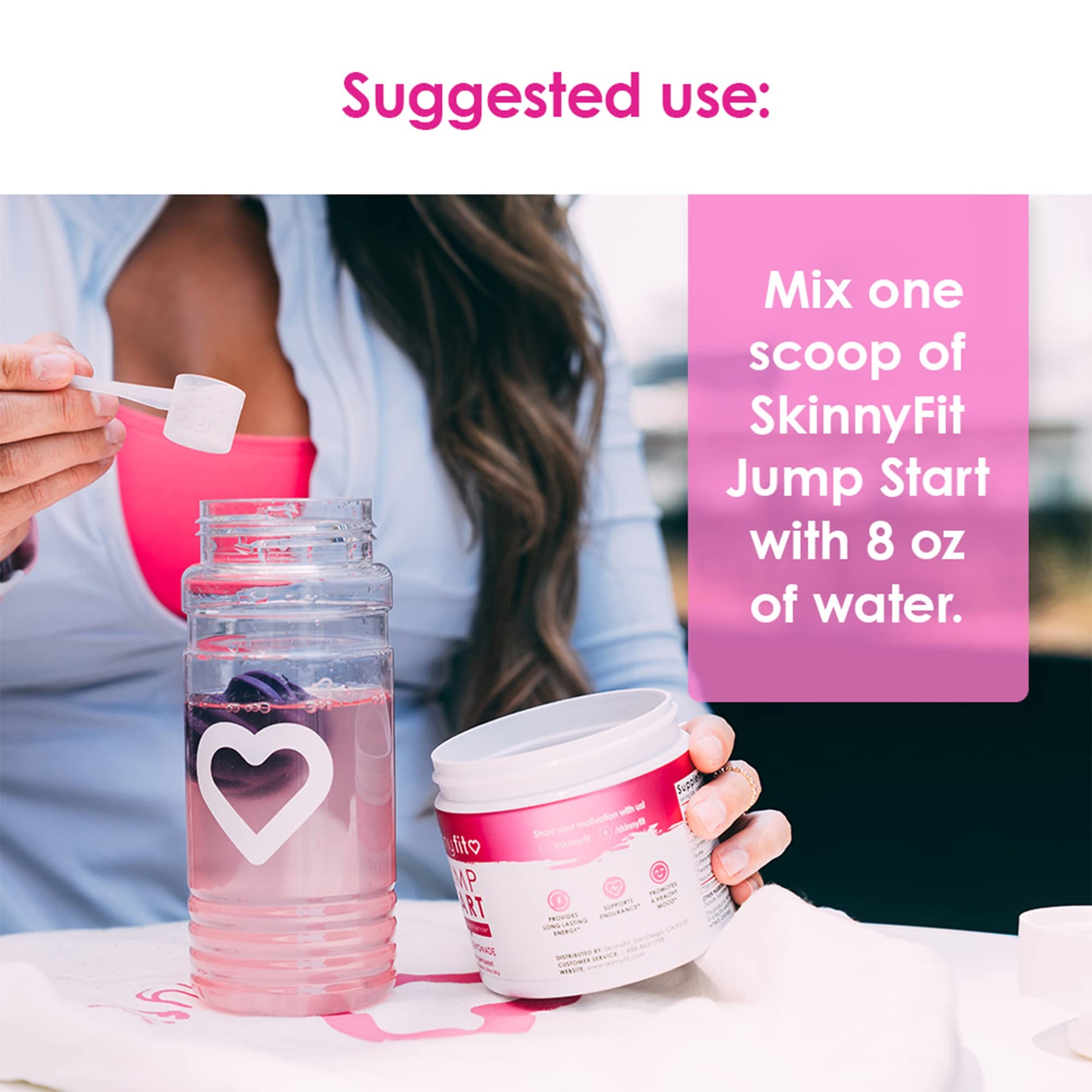 SkinnyFit Jump Start Pre Workout Supplement for Women 30 Servings - Creatine Free SkinnyFitBuy Supplements Australia