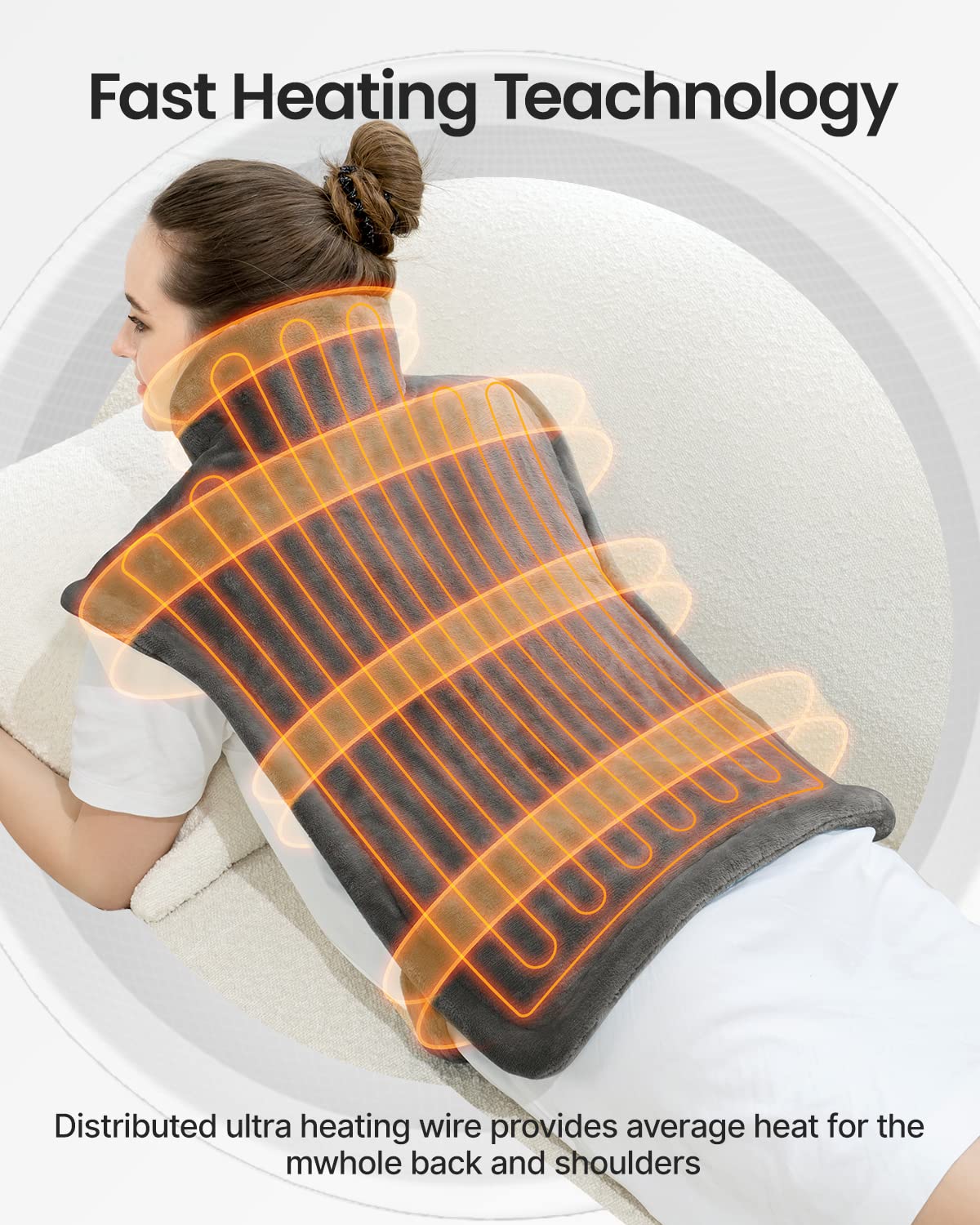 RENPHO Weighted Heating Pad for Back Pain Relief, FSA HSA Eligible, Electric Heat Pads RENPHOBuy Supplements Australia
