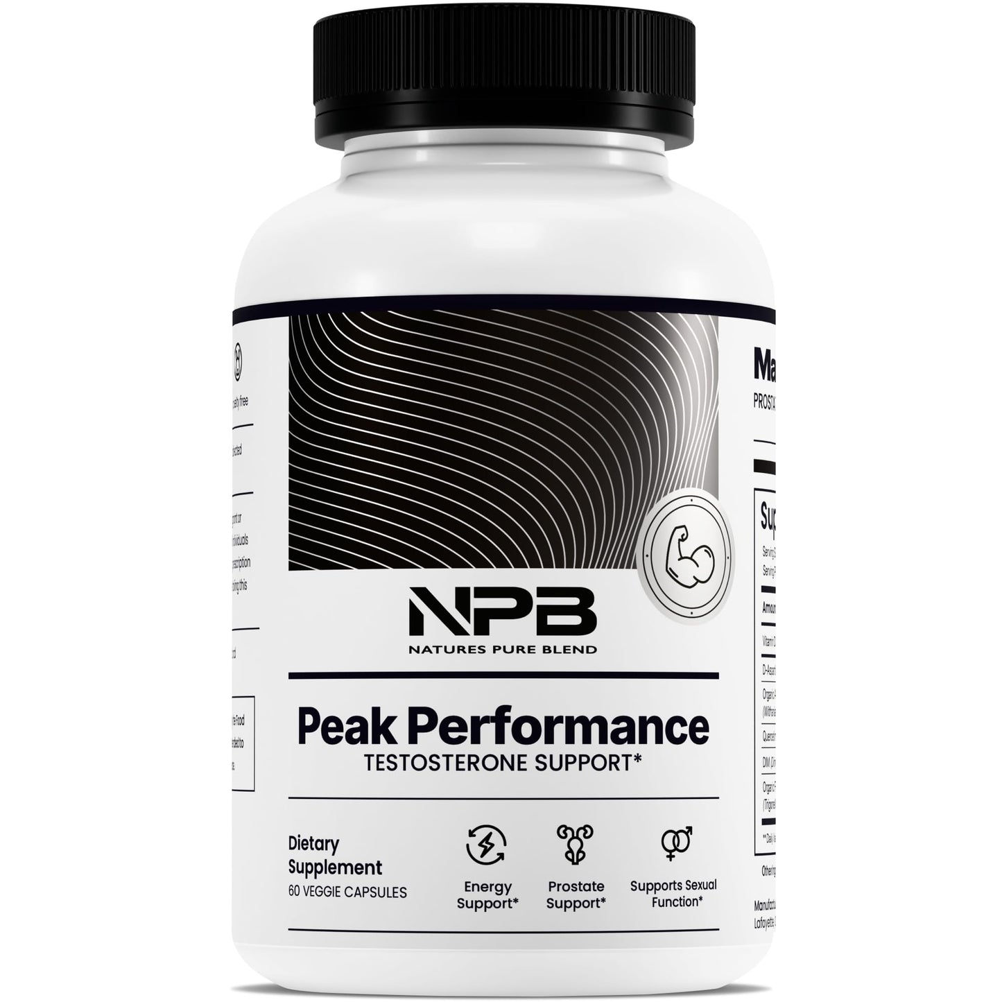 Nature's Pure Blend Peak Performance – Testosterone Supplement for Men with D-Aspartic Acid, Ashwagandha & DIM – Mens Prostate Health Support, Muscle Strength & Energy – Prostate Supplement Nature's Pure BlendBuy Supplements Australia