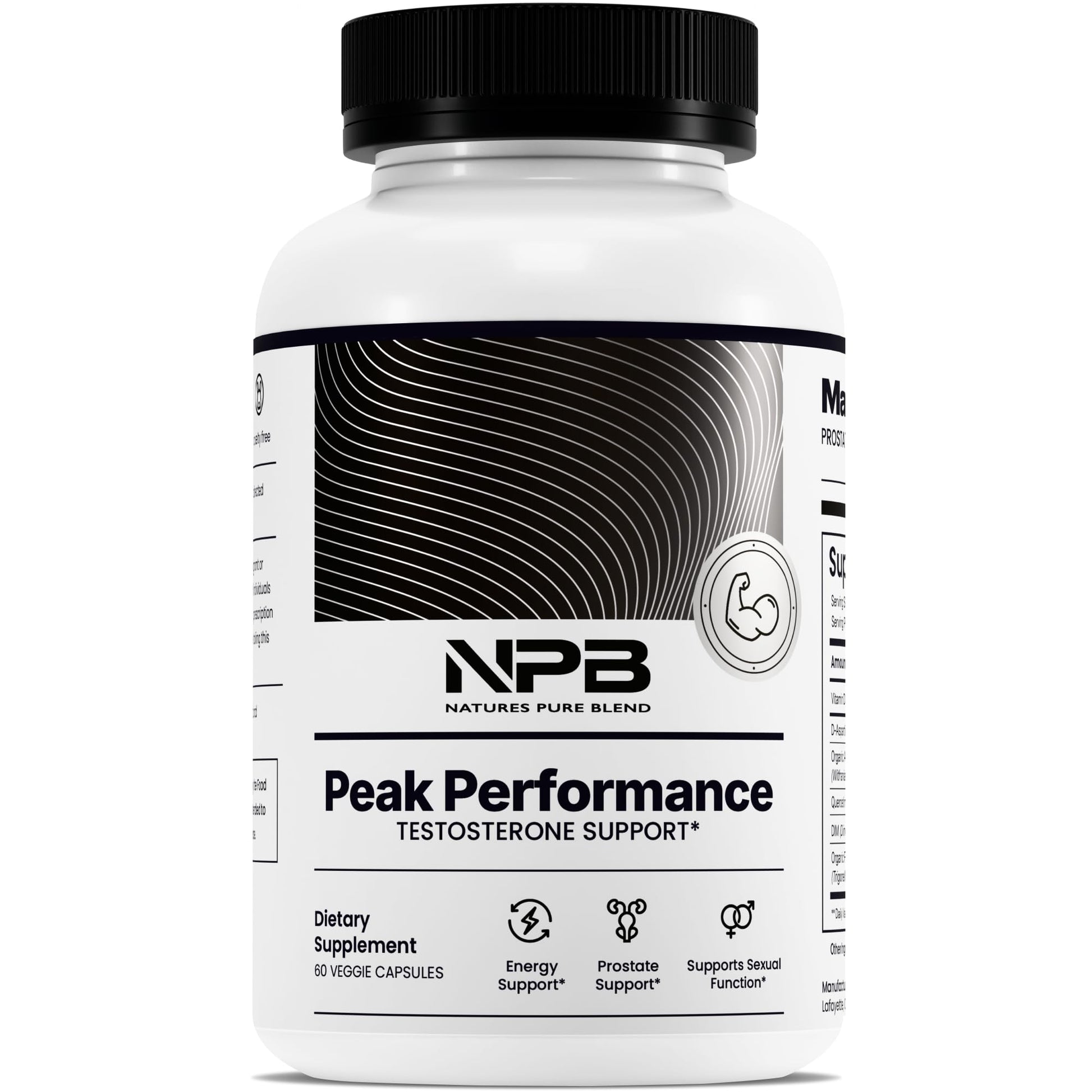 Nature's Pure Blend Peak Performance – Testosterone Supplement for Men with D-Aspartic Acid, Ashwagandha & DIM – Mens Prostate Health Support, Muscle Strength & Energy – Prostate Supplement Nature's Pure BlendBuy Supplements Australia