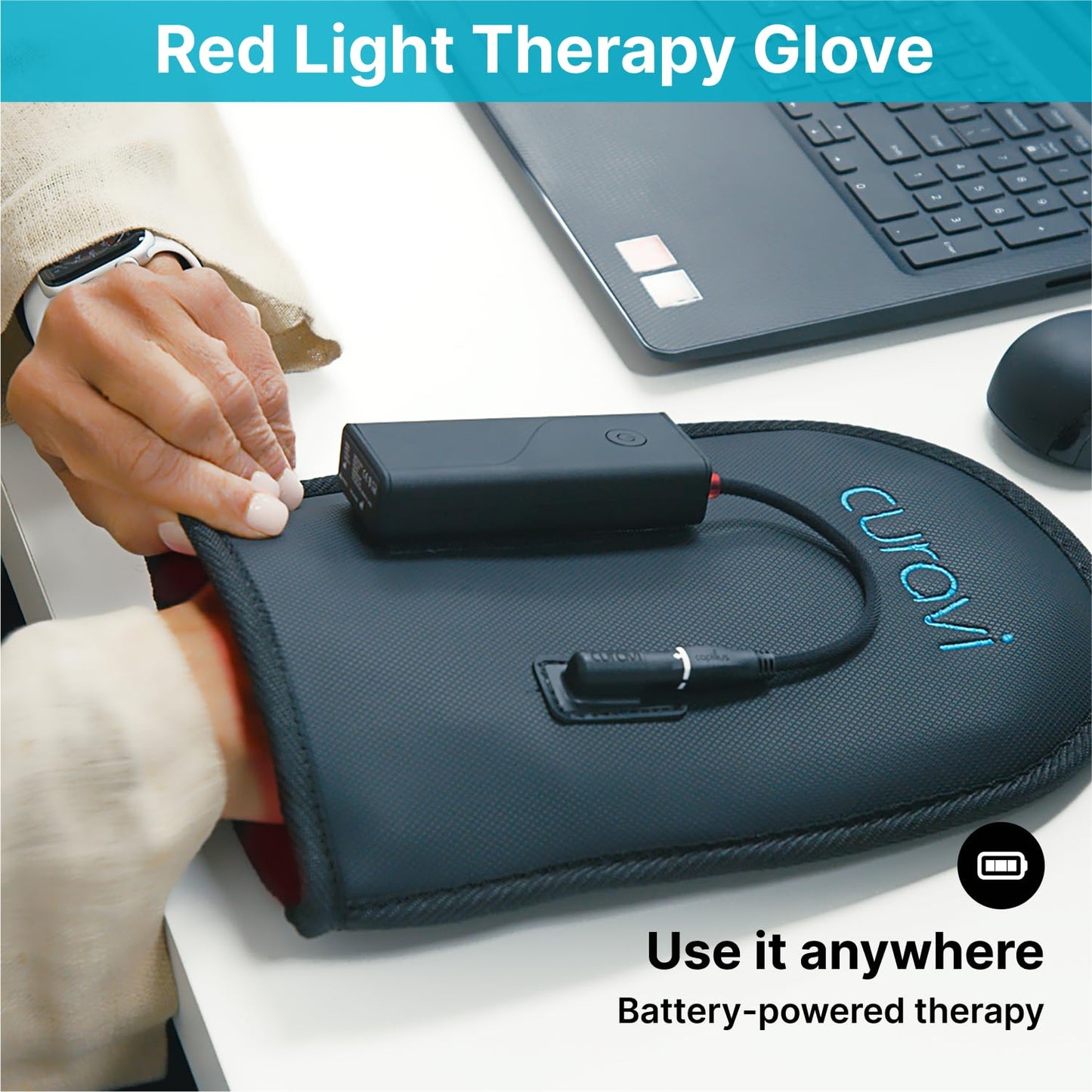 CURAVI Wellness Glove - Enhanced Comfort & Support for Hands and Wrists with Advanced Red CURAVIBuy Supplements Australia