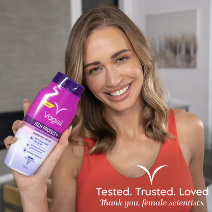 Vagisil Feminine Wash for Intimate Area Hygiene and Itchy, Dry Skin, Itch Protect+ Crème Wash VagisilBuy Supplements Australia