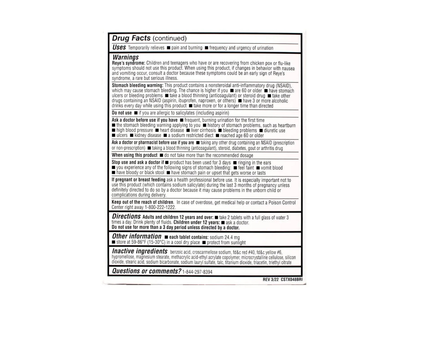 Cystex Plus Urinary Pain Relief Tablets 40 ea DSE Healthcare SolutionsBuy Supplements Australia