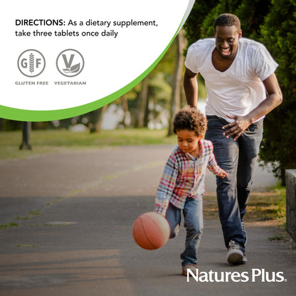 NaturesPlus Source of Life - 90 Tablets - Multivitamin & Mineral Supplement with Concentrated Whole Foods - Gluten Free, Vegetarian - 30 Servings NaturesPlusBuy Supplements Australia