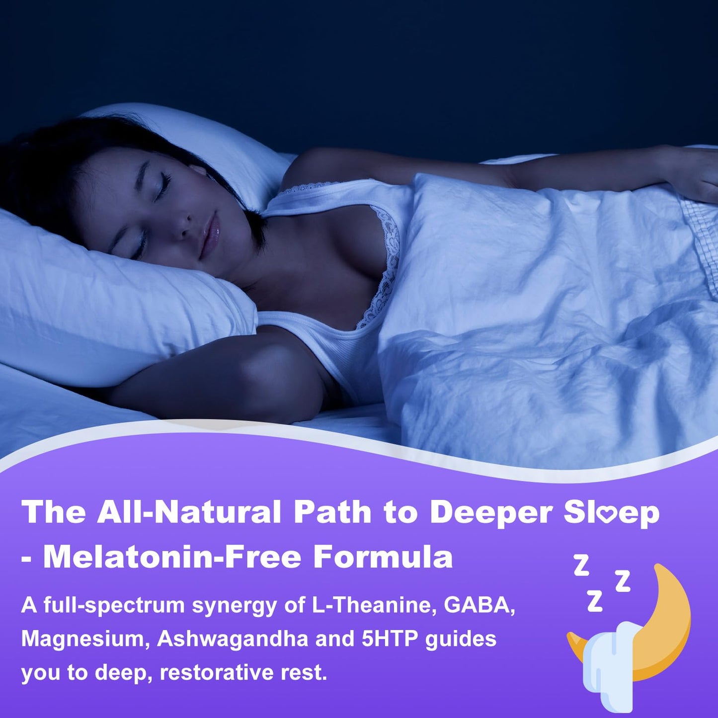 Sugar Free L-Theanine Gummies, L Theanine Supplement for Adults & Kids, L'Theanine with Ashwagandha, Magnesium, 5HTP & GABA - Support Calm, Relax, zzZ, Focus, Vegan Strawberry Flavor, 60 Count FlyrocerBuy Supplements Australia