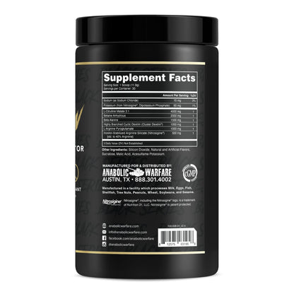 Anabolic Warfare Pump-N-Grow Muscle Pump Supplement Caffeine Free Pre Workout Anabolic WarfareBuy Supplements Australia