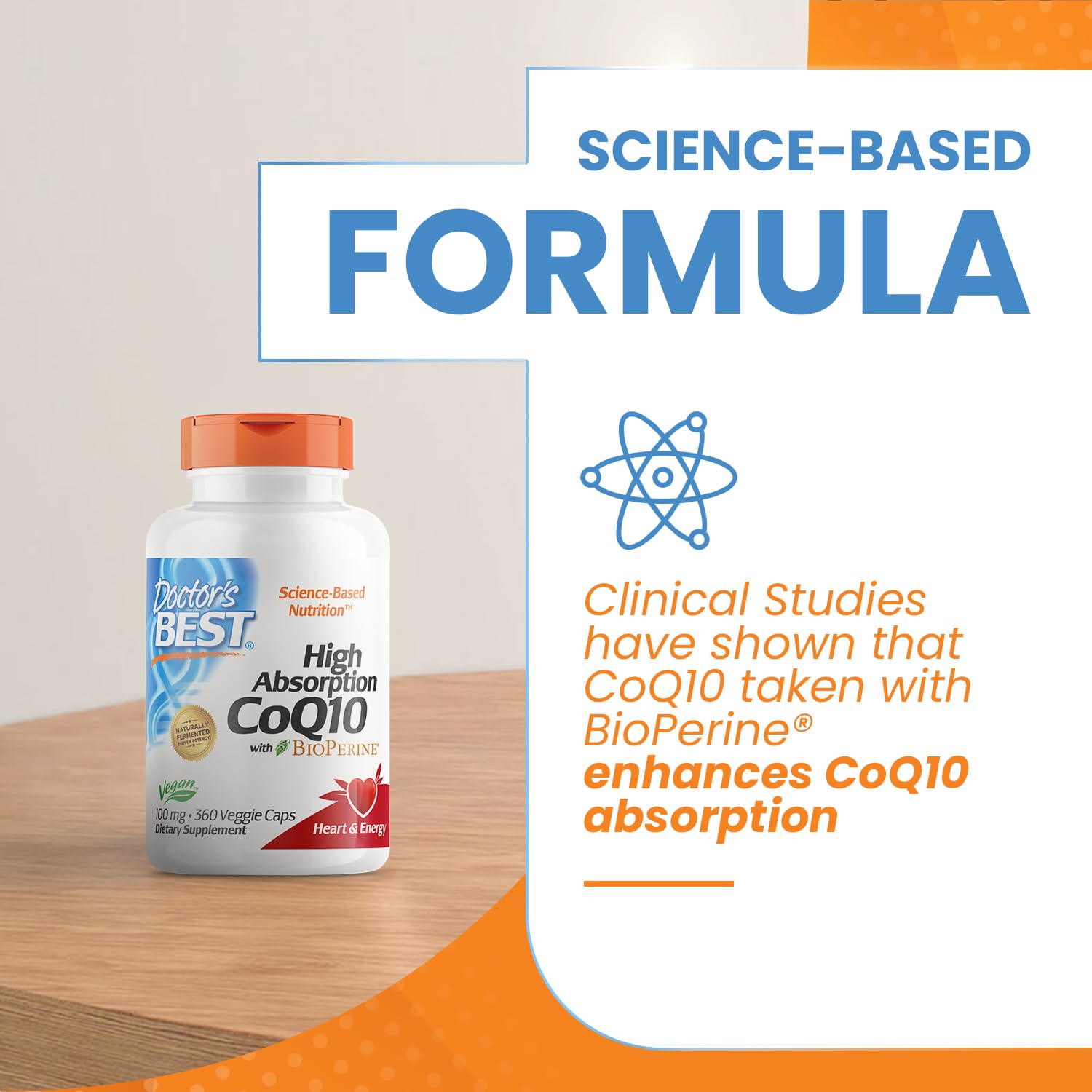 Doctor's Best High Absorption CoQ10 with BioPerine, Gluten Free, Naturally Fermented Doctor's BESTBuy Supplements Australia